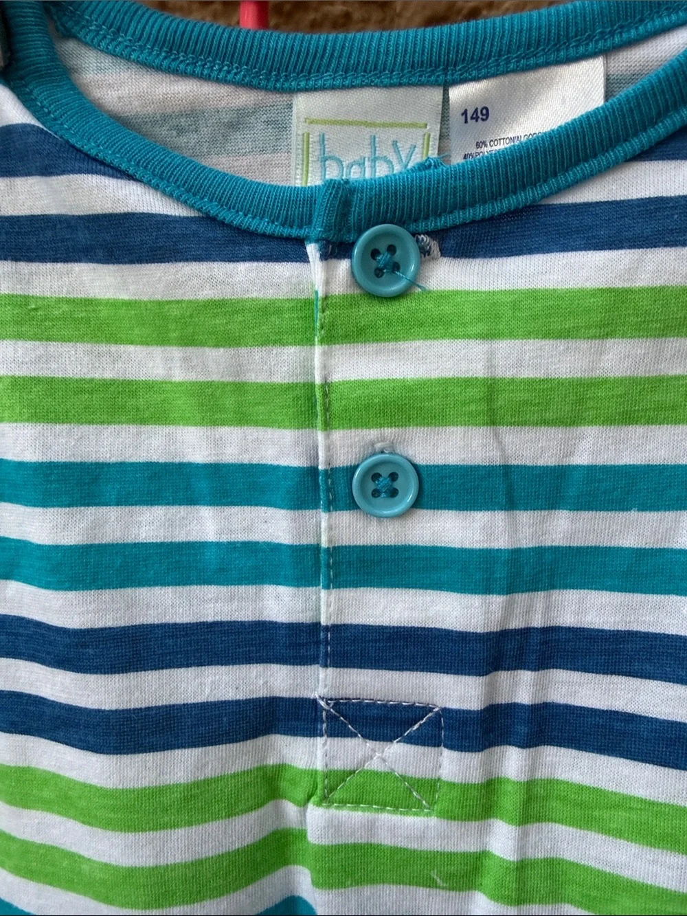 Vintage sleeveless striped